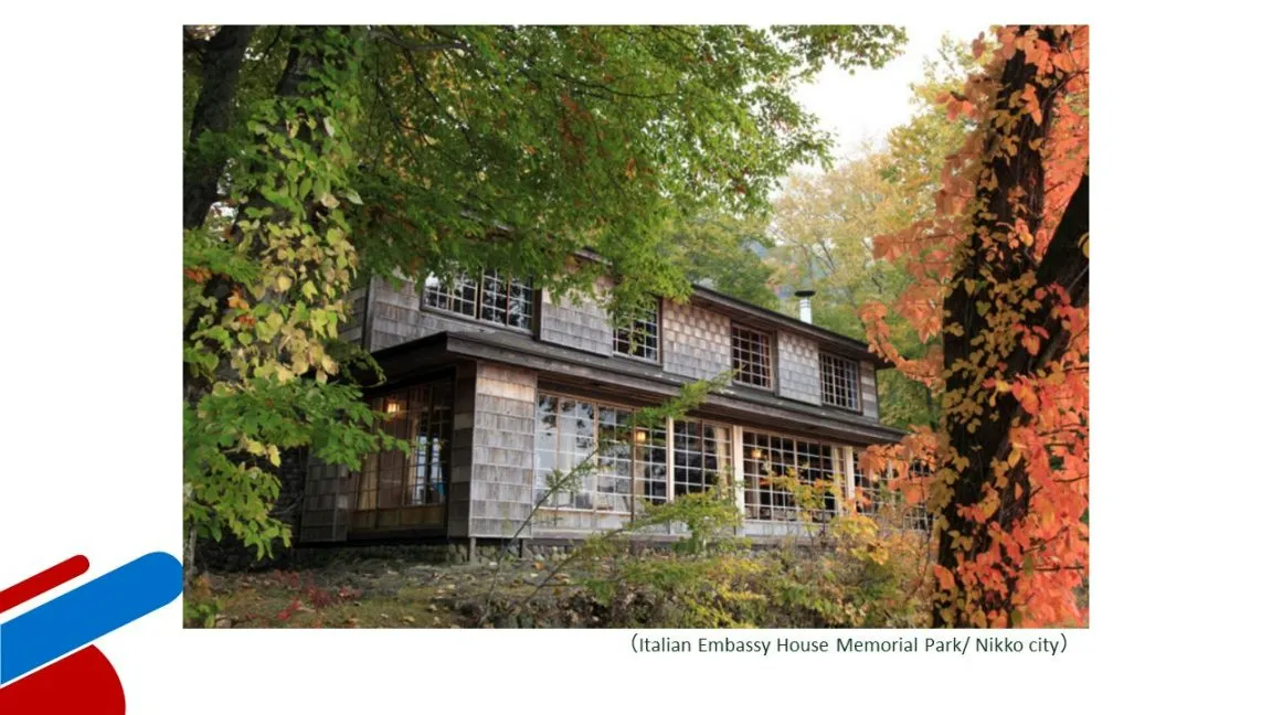 Italian Embassy House Memorial Park / Nikko city
